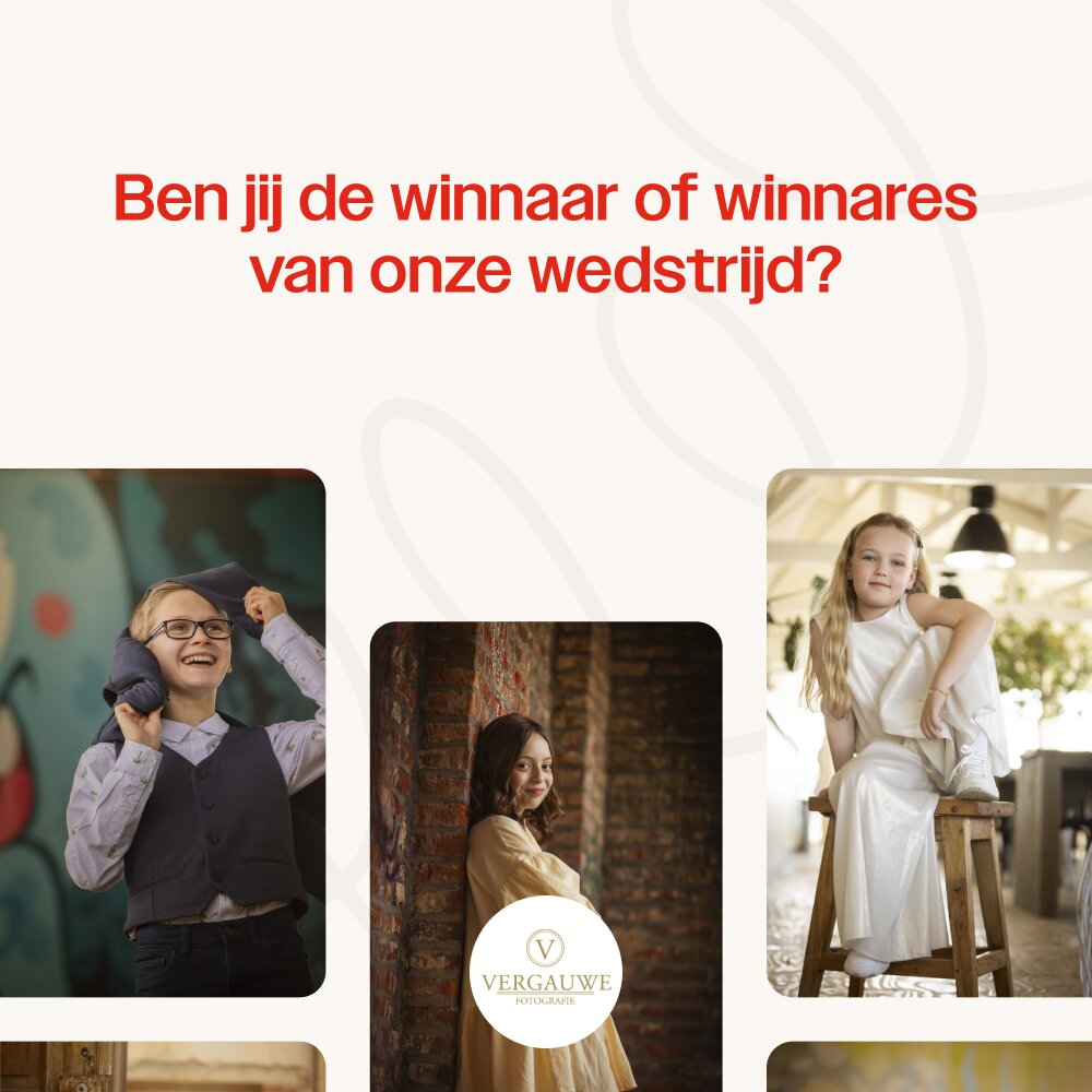 De winnaar van onze communie- of lentefeestshoot is bekend! 
